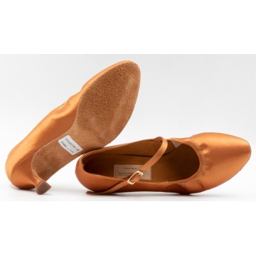 Женские туфли для бальных танцев «DanceMaster 011К (сатин)» стандарт 5см
